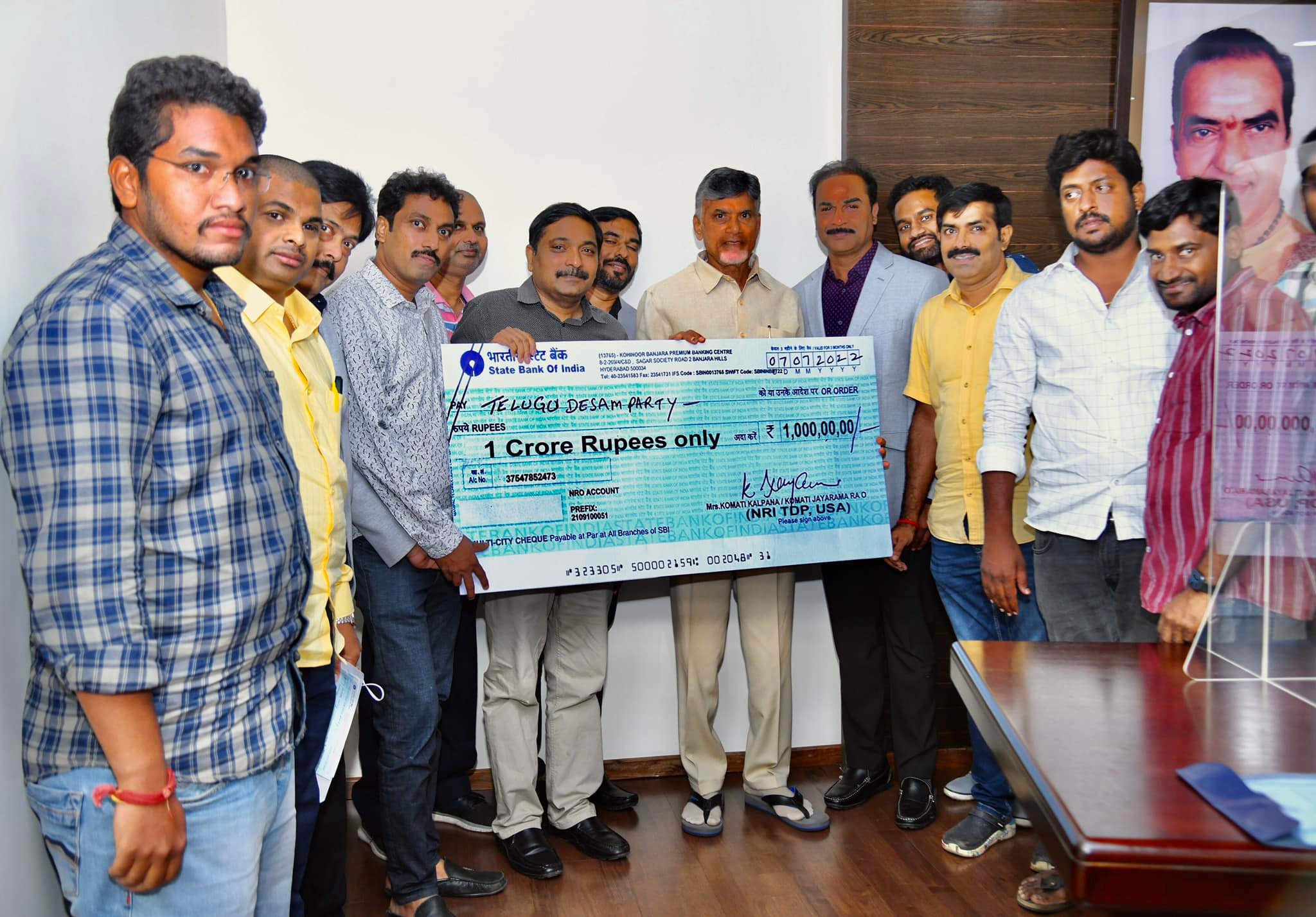 NRI TDP Team Meets Chandrababu