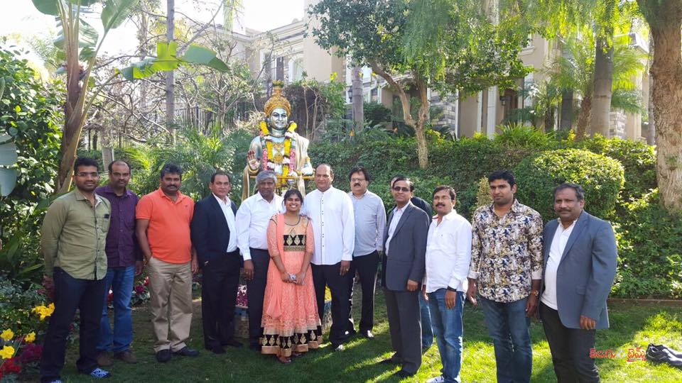 NTR Statue at Jayaram House