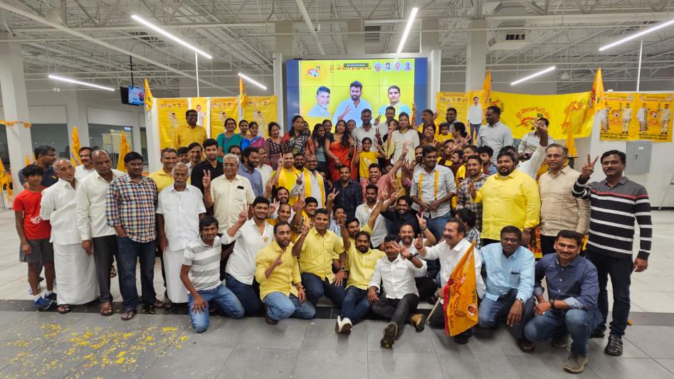Paritala Sriram Receives Grand Welcome in Chicago