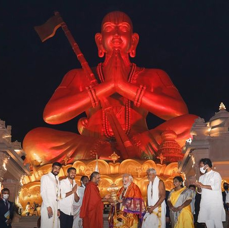 PM Modi Unveils Giant Statue of Equality