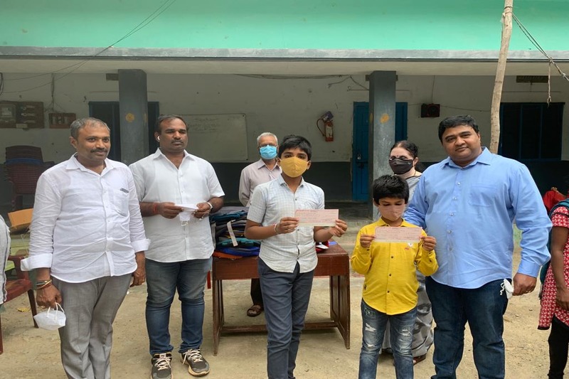 Potluri Ravi Helps to  Students