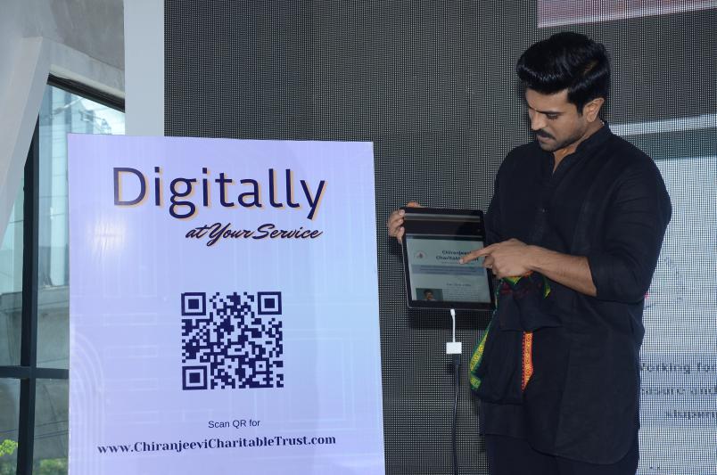 Ram Charan Launch Chiranjeevi Charitable Trust Website