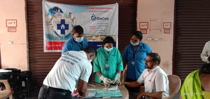 Ritecare Free Heath Camp at in Vizag