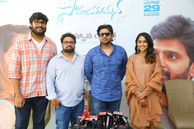 Samajavaragamana Movie Press Meet
