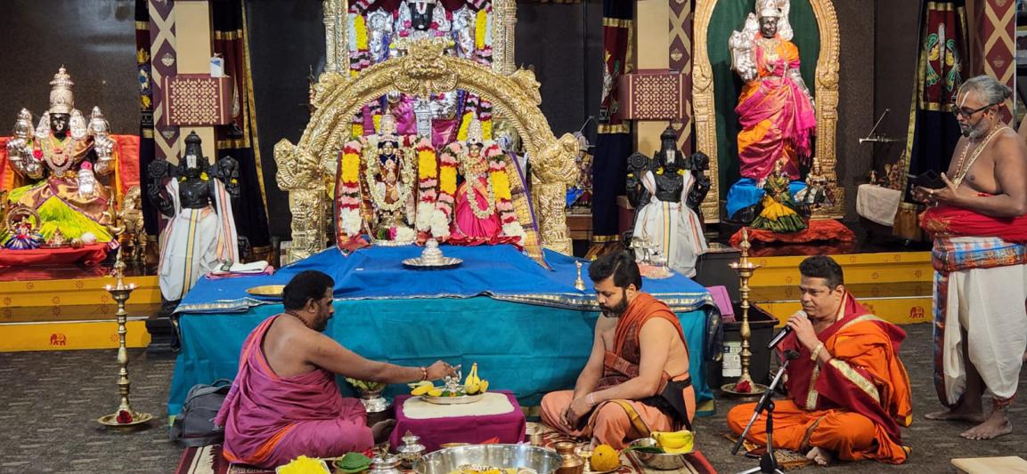 Shiva Parvati Kalyanam at LV Temple in Seattle