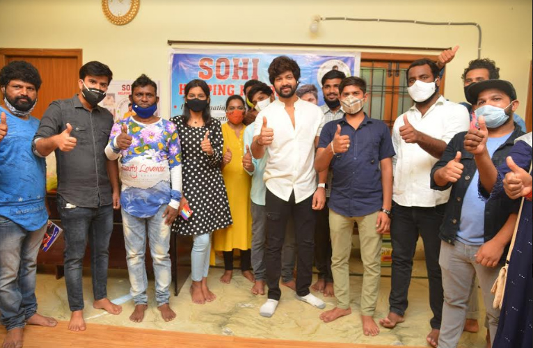 Sohel Supplies Essentials to Cine Workers