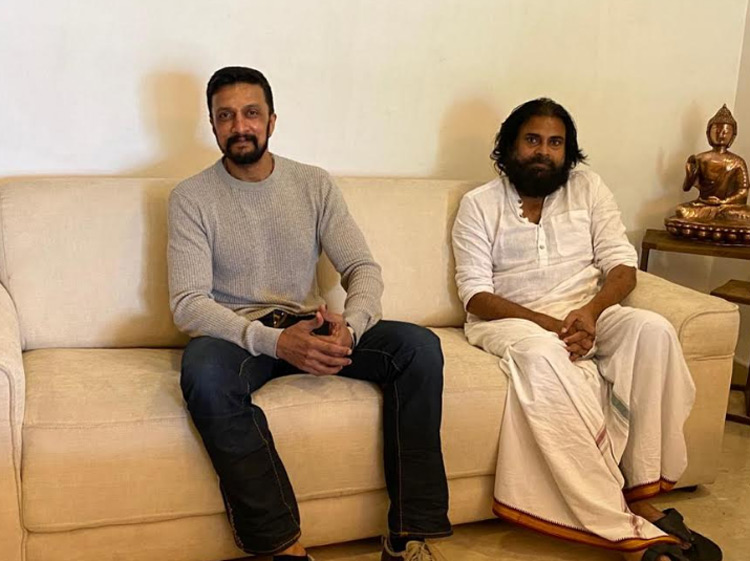 Sudeep Meets Pawan Kalyan