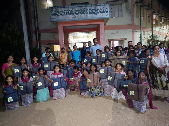 TANA Adarana Distributed Rugs to KGBV School 3 Dec 2022