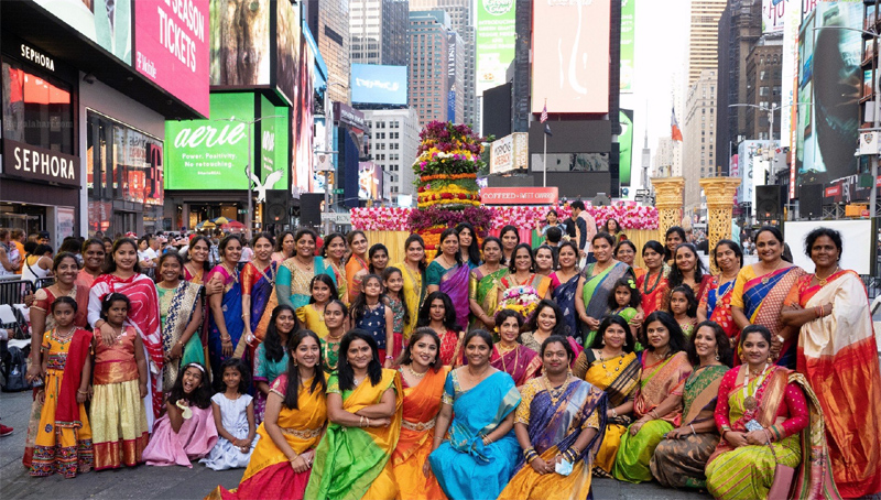 TANA Bathukamma Celebrations in NY Part 1