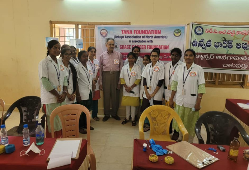 TANA Cancer and Health Camp in Chataparru 6 Nov 2022