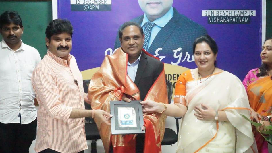 TANA Chaitanya Sravanthi at SUN Management in Vizag 14 Dec 2022