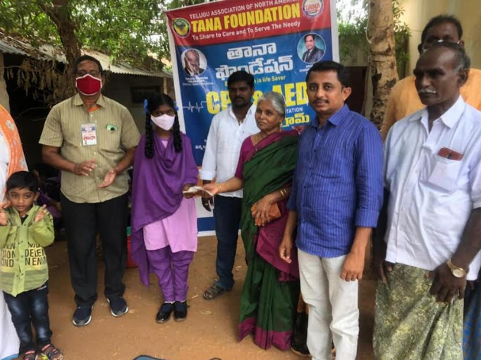 TANA CPR Training in Prakasham Dt 27 Oct 2021
