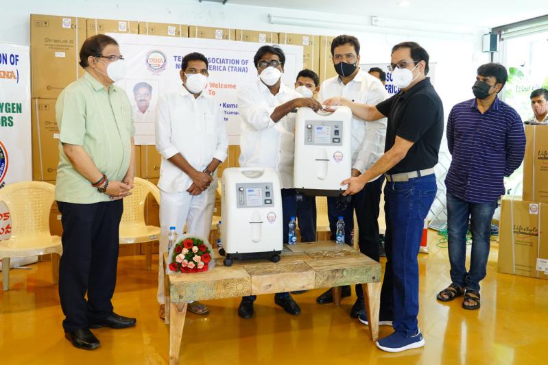 TANA Donates Oxygen Concentrators at Hitex 12 June 2021