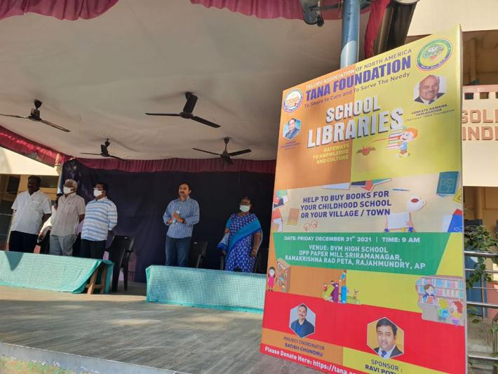 TANA Libraries Coordinator Donated Books to BVM School
