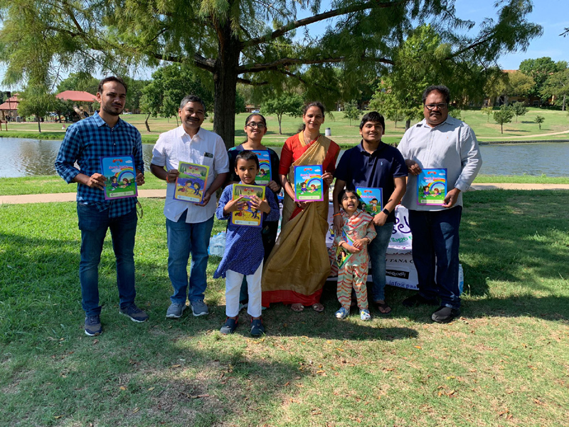 TANA Paatasala Certificates & Books Distributed in Dallas