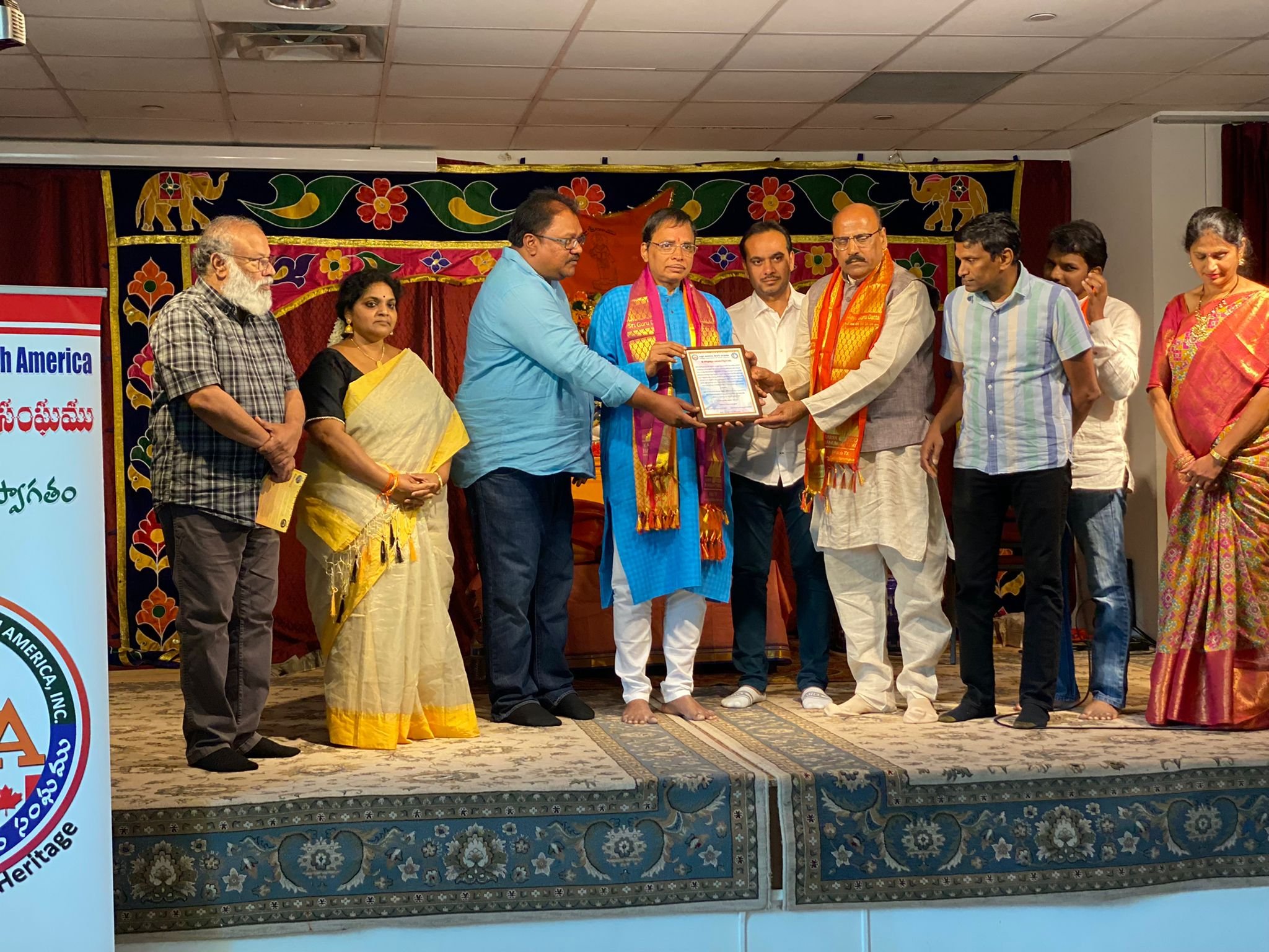 TANA & TANTEX Felicitates by Jonnavithula in Dallas 25 June 2022
