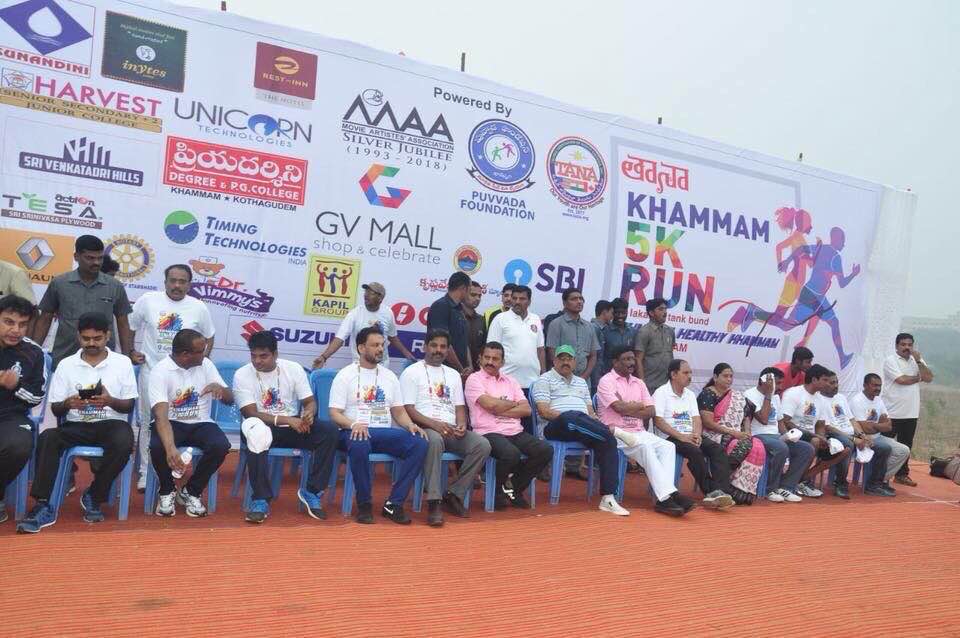 TANA 5K Run in Khammam