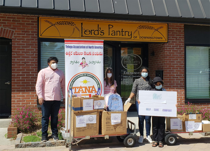 TANA Donates School Bags in Pennsylvania 20 Aug 2020