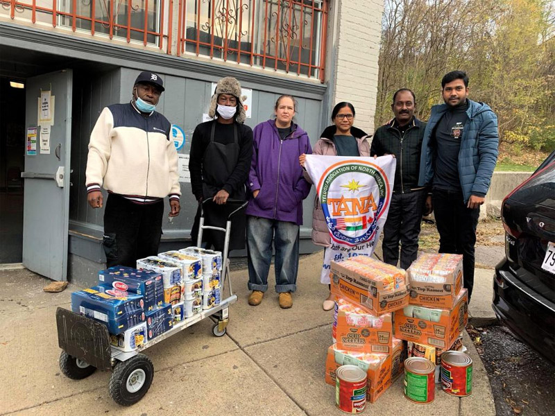 TANA Food Drive in Pittsburgh