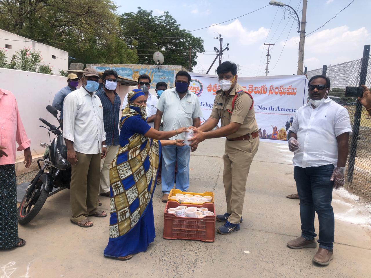 TANA Donates Food in Kurnool 4 May 2020