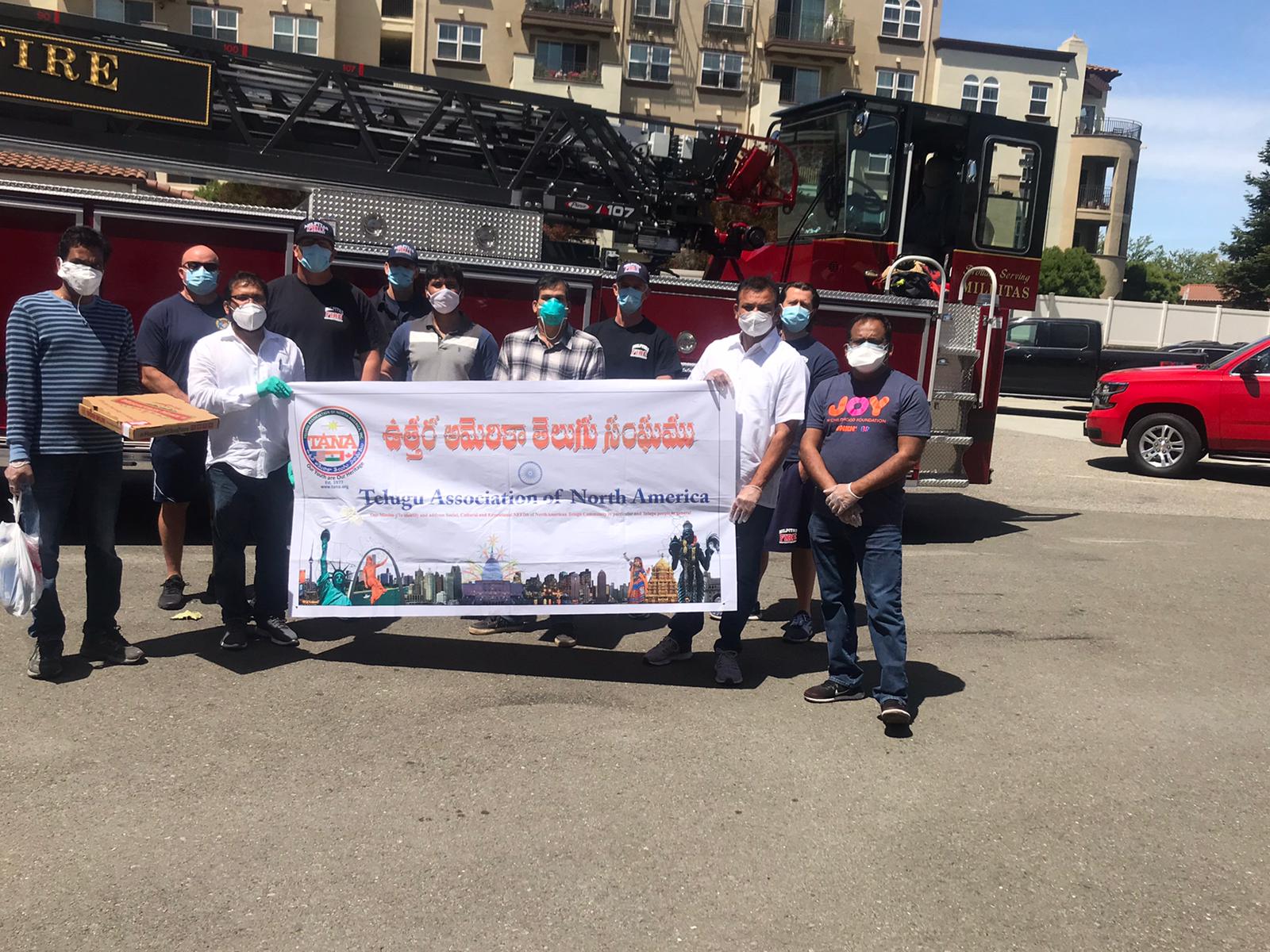 TANA Distributed Food in Milpitas 16 May 2020