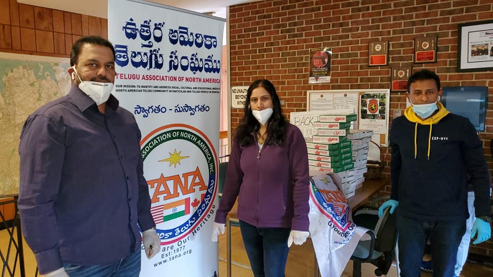 TANA Served Lunch to Police Staff in NY 10 May 2020