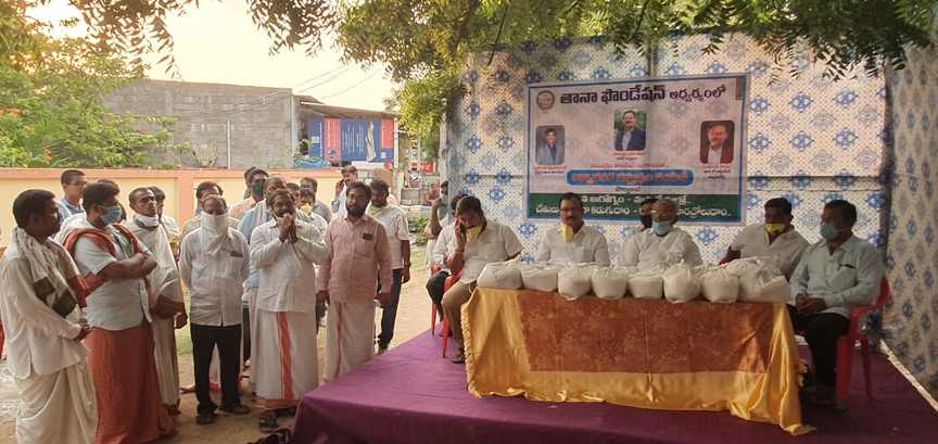 TANA Distributed Home Needs in Palvancha 11 May 2020