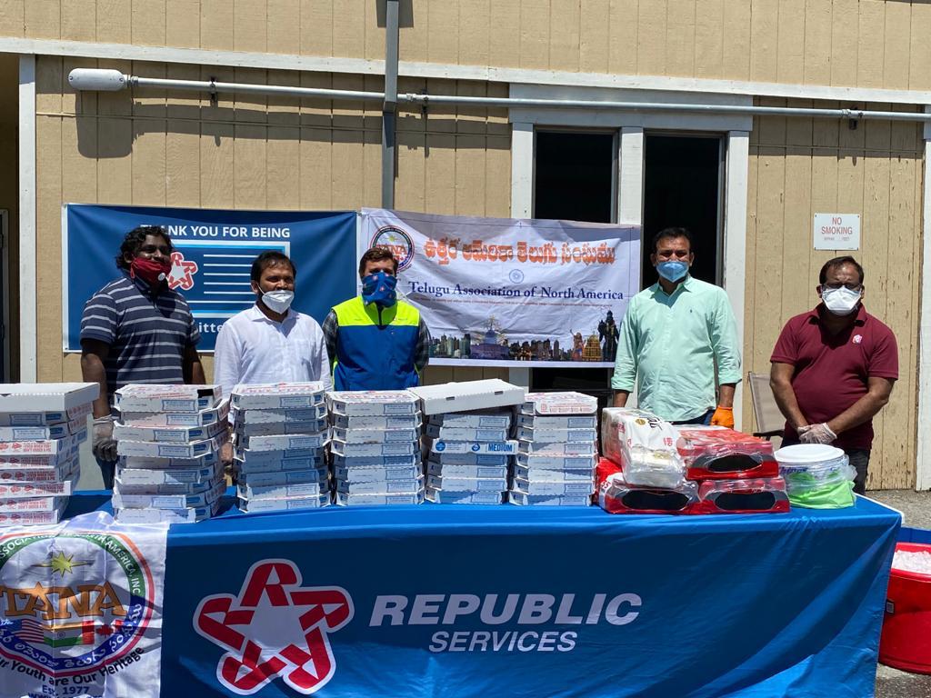 TANA West Team distributed Lunch in CA 21 May 2020