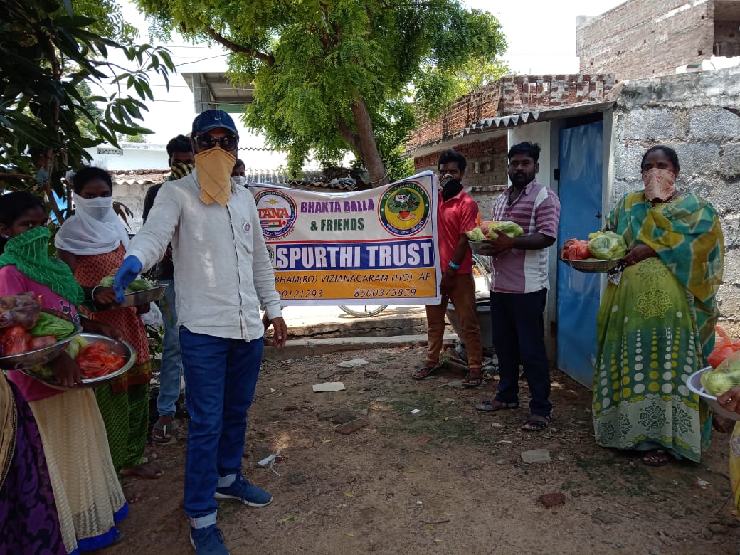TANA Distributed Home Needs in Vijayanagaram 7 May 2020