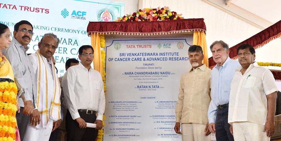 Bhoomi Pooja for Sri Venkateswara Institute of Cancer Care