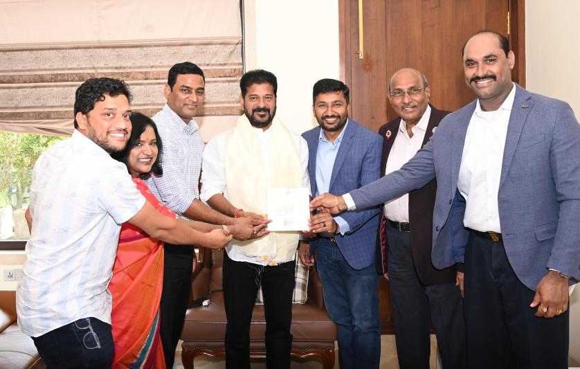 TTA Leaders Meet CM Revanth Reddy 27 Apr 2024