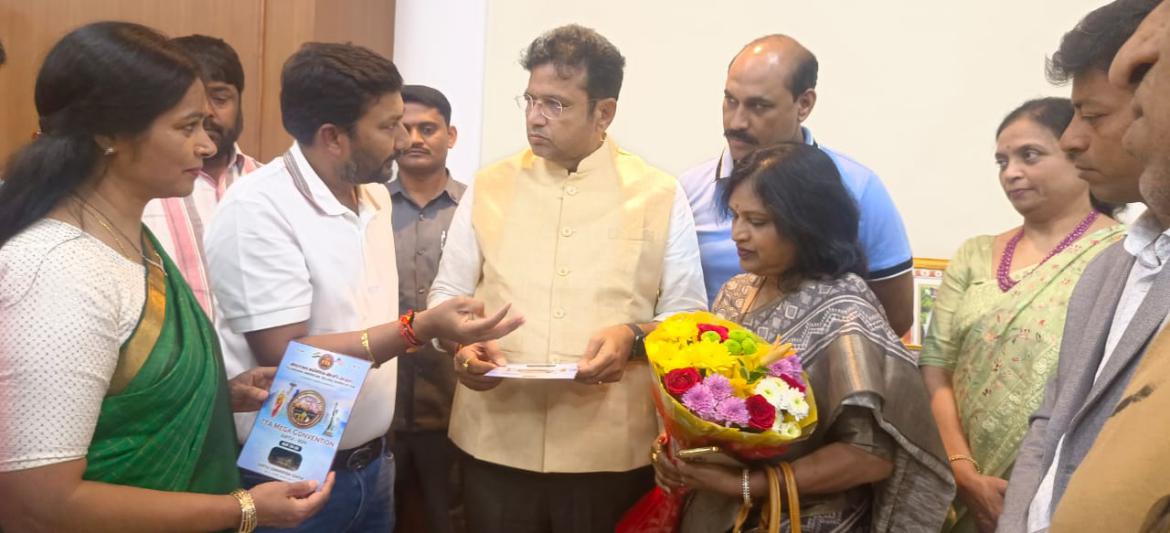 TTA Members met VH, Sridhar Babu & Konda Surekha 19 Dec 2023