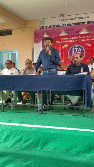 TTA Members Visits Venkateswara Govt Sschool in Valigonda 20 Dec 2023