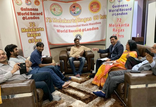 72 Melakarta Ragas for 63 hours in London 30 Sept 2019