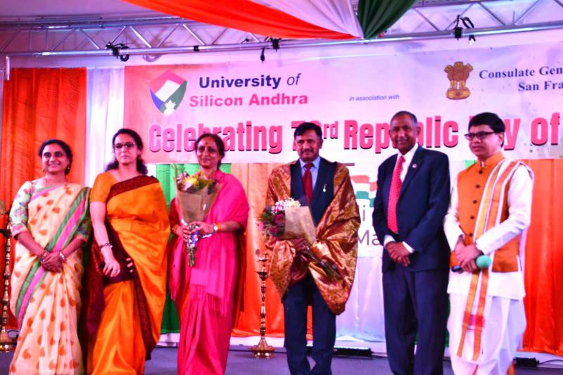 University of Silicon Andhra Celebrated 73rd Republic Day