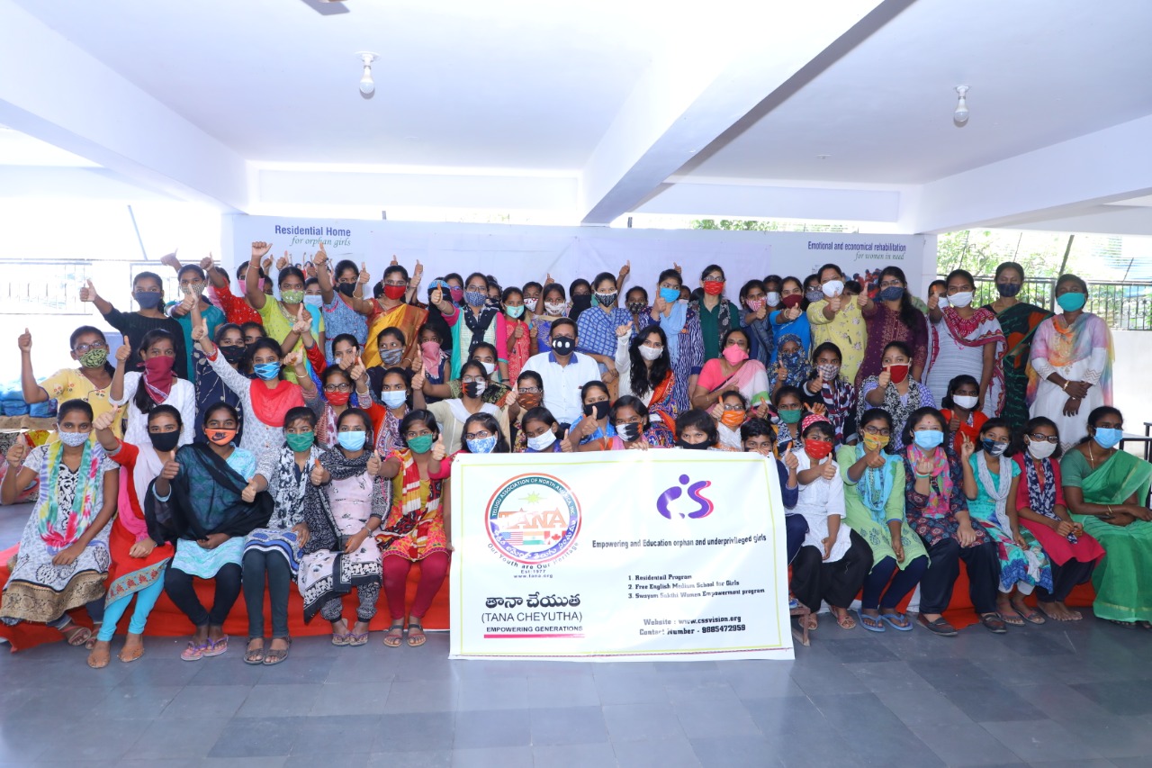 Vallepalli Sasikanth Family Donates Groceries and Scholarships