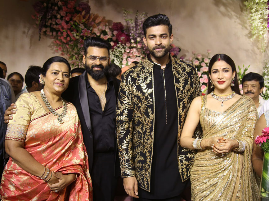 Varun Tej, Lavanya Tripathi’s Wedding Reception – Set 4