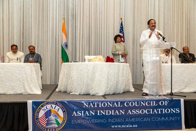 Venkaiah Naidu Speech at National Council of Asian Indian Associations