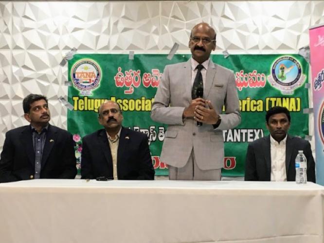 Dr Gudaru Jagadeesh meets with Dallas NRIs