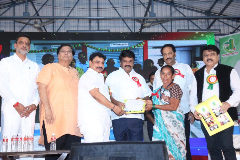VVK V Vijay Kumar Gives 101 Plots to Poor Artists