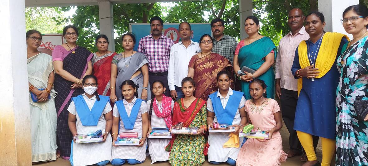 WETA Distribution Books at Govt School