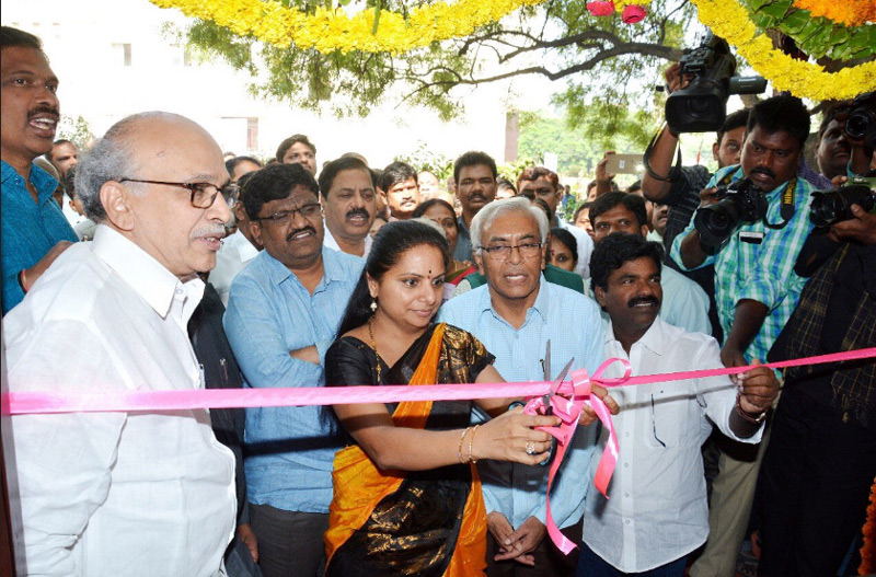 MP Kavitha Inaugurated  World Telugu Conference office