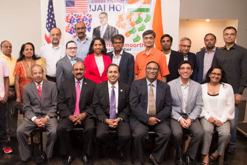 Raja Krishnamoorthi Felicitates by Dallas Friends of Raja