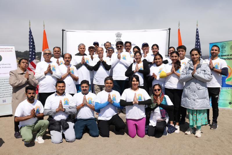 10th International Day of Yoga Celebration in San Francisco