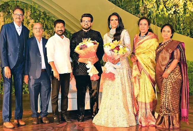 PV Sindhu: ఘనంగా పీవీ సింధు- సాయి వివాహ విందు