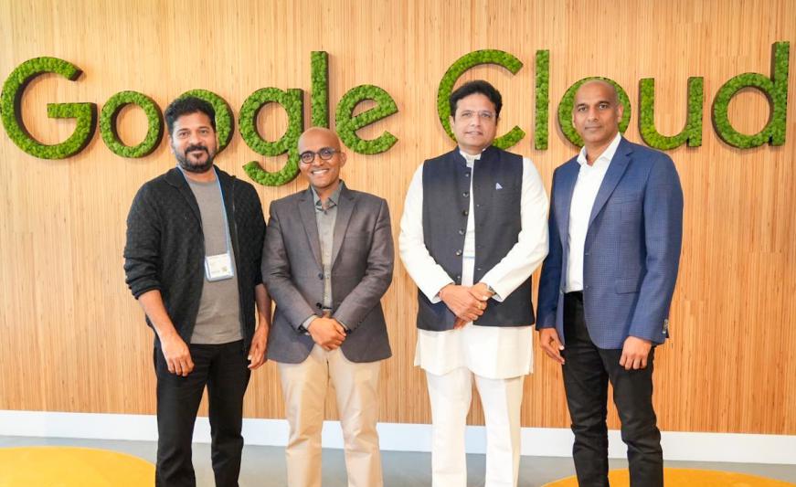 CM Revanth Visits Google Cloud Head Office