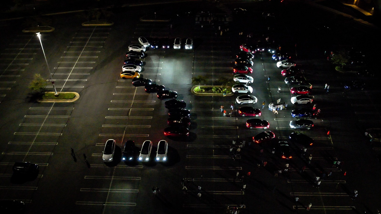 GWTCS Dance Show with Tesla Cars