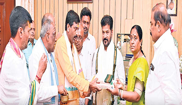 Revanth Reddy: సీఎం రేవంత్‌ రెడ్డికి మల్లన్న ఆహ్వానం