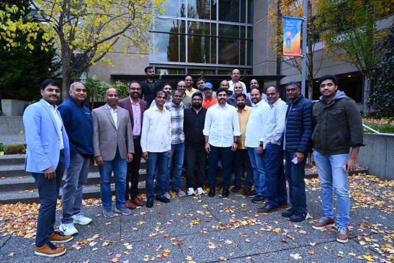 Microsoft Employees meets Nara Lokesh in Redmond