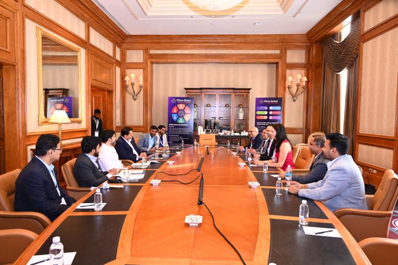 Nara Lokesh met Amazon Web Services MD Rachel Schaff